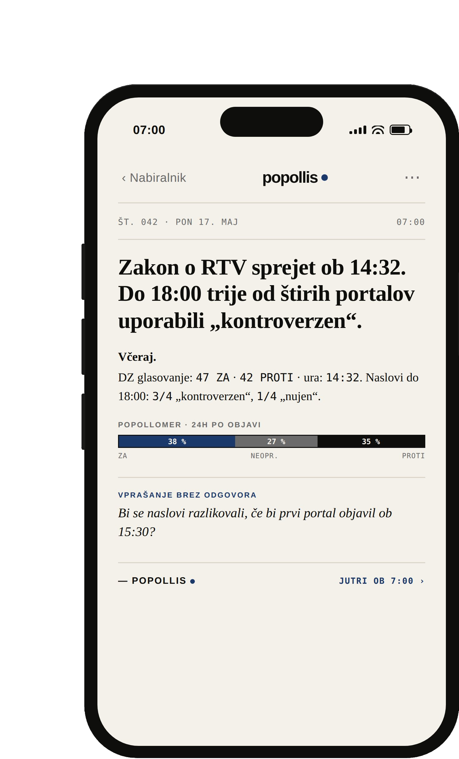 popollis — primer Odseva